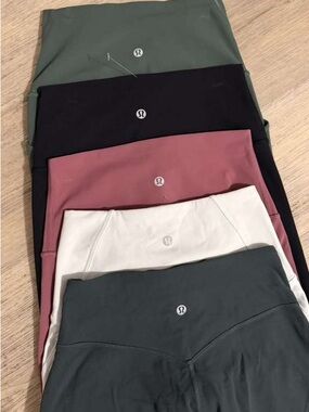 lululemon Leggings Bundle in Pink, White, Gray,leggins price per pair